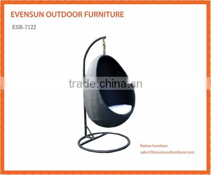 China Outdoor Artificial Rattan glider chair