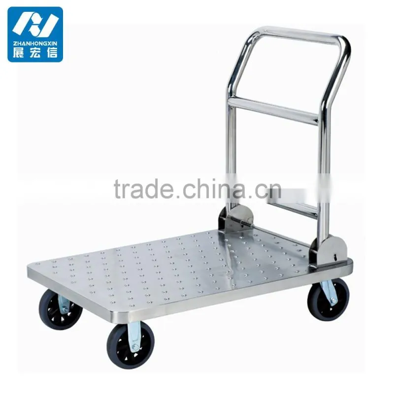 4 wheels airport baggage trolley for sale