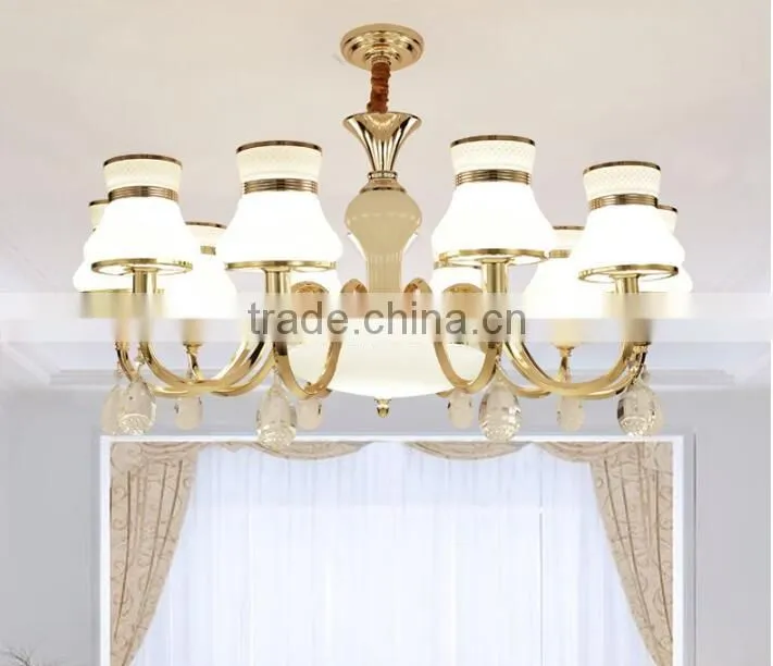 M976 Momoda decorations European simple Crystal modern living room bedroom lighting chandelier pendant lamp