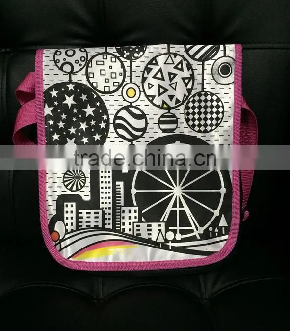Animation style DIY schoolbag graffiti bag children Shoulder Bags