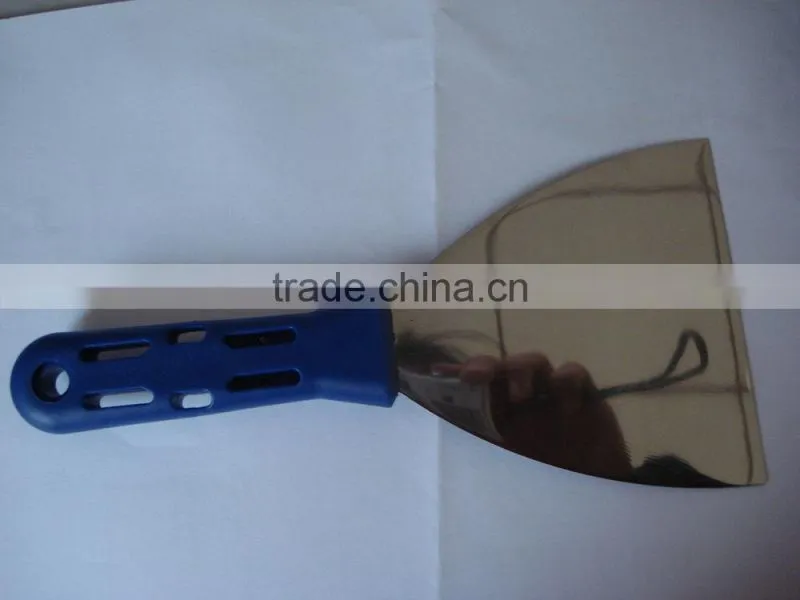 stainless steel putty knife with mirror polish