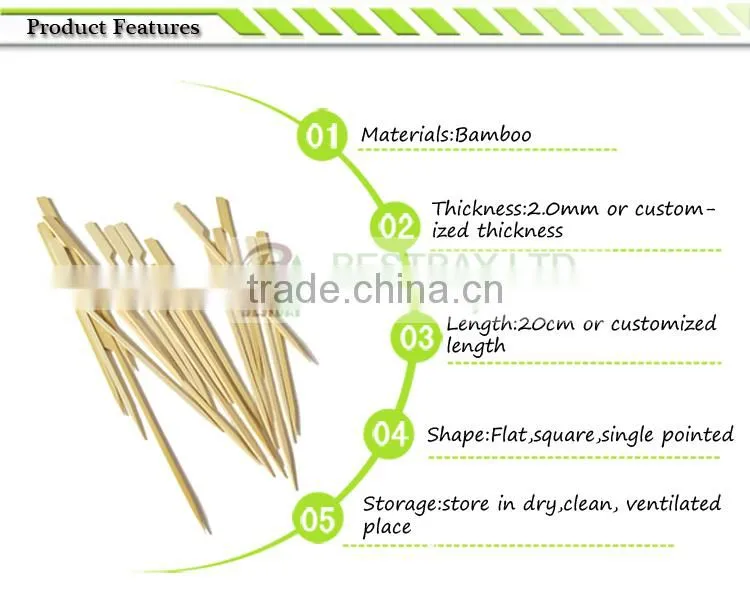 kebab skewer making box,customized logo bamboo skewer