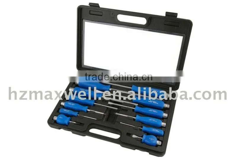 12pc Cr-V Steel or S2 Screwdriver Set