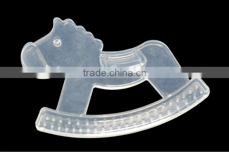 Safe baby teether soft silicone teether
