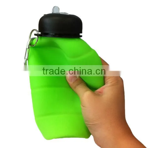 food grade silicone custom sports water bottle model