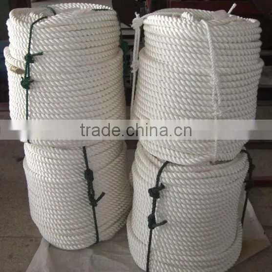 White manufacture packaging twisted rope