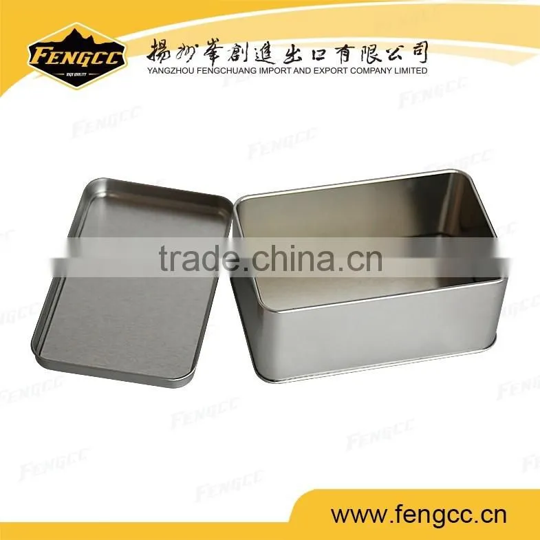 Popular design fancy printing small round tin box for tea