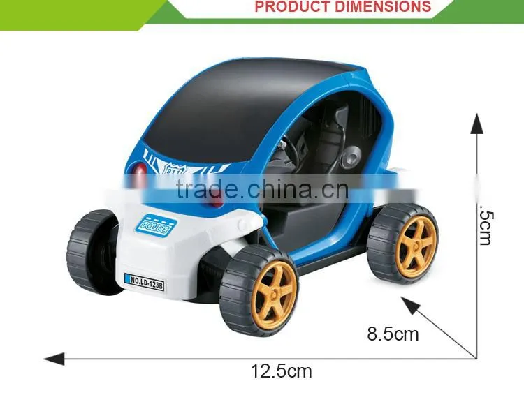 Hot sale battery operated police car small electric toy cars for kids