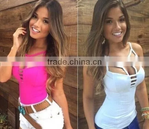 Sexy Women's Summer Sleeveless Blouse Casual Tank Tops Fitness Vest