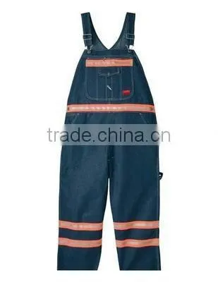 Men's 100%cotton denim FR Bib