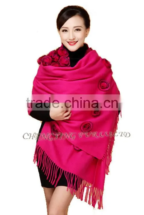 CX-B-P-37B Ladies Fashion Cashmere Fringes For Shawls