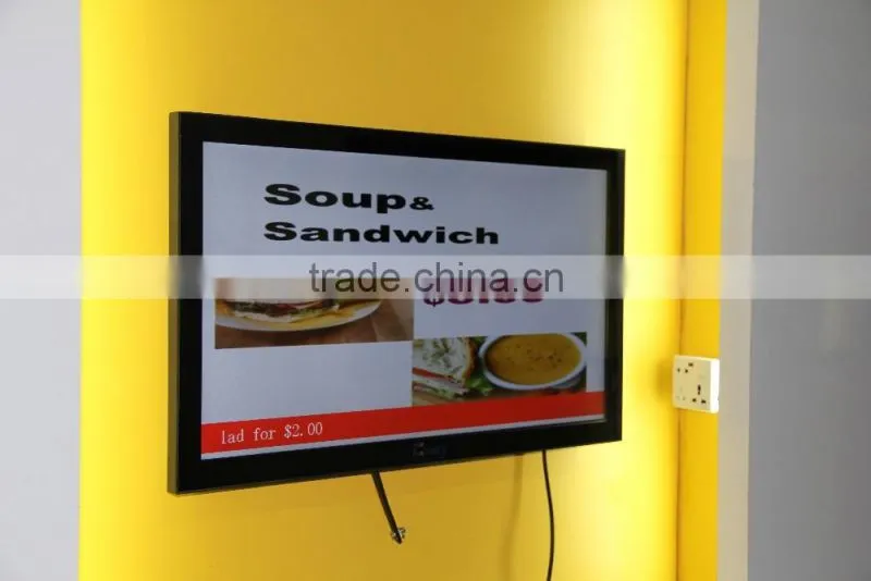 32 inch indoor video advertising screen lcd digital signage product