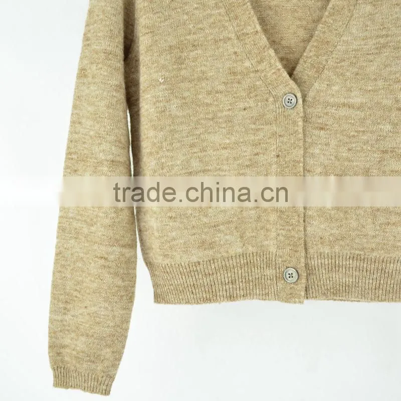 Children Clothes Hand Knitted Girls Cardigans Wool Sweater For Kids