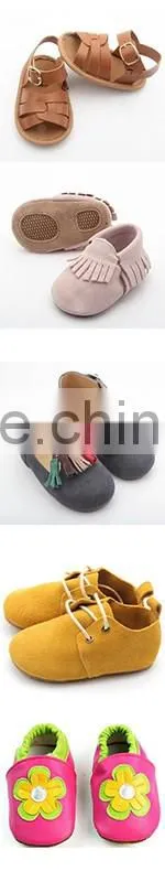 Children shoes silver leather handmade squeaky shoes