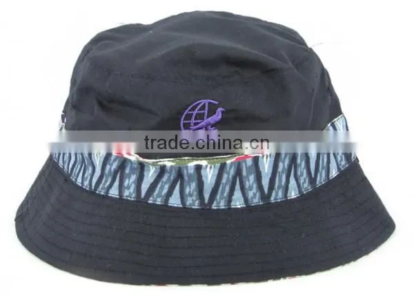 Factory custom design OEM custom reversible bucket hat