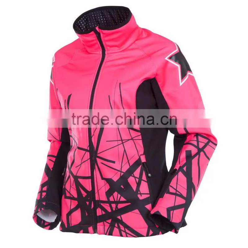 2016 Custom Cheap Waterproof Softshell Jacket Woman