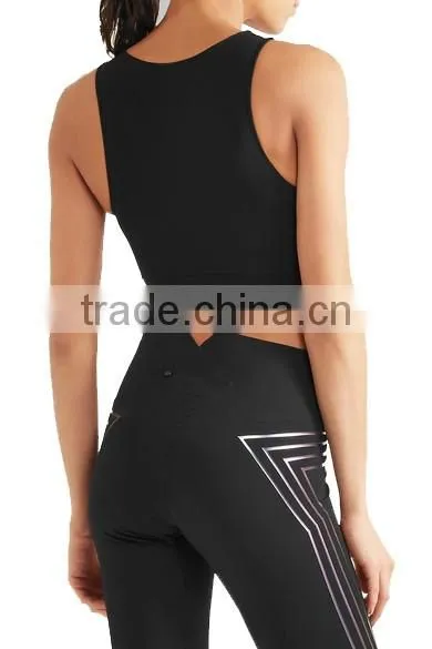 Wholesale Women Sports Stretch Bra/Vest Fitness Gym Running Yoga Athletic Training Top+bottom suit