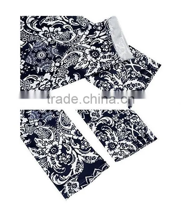 Full sublimation print capri yoga pants women custom your logo