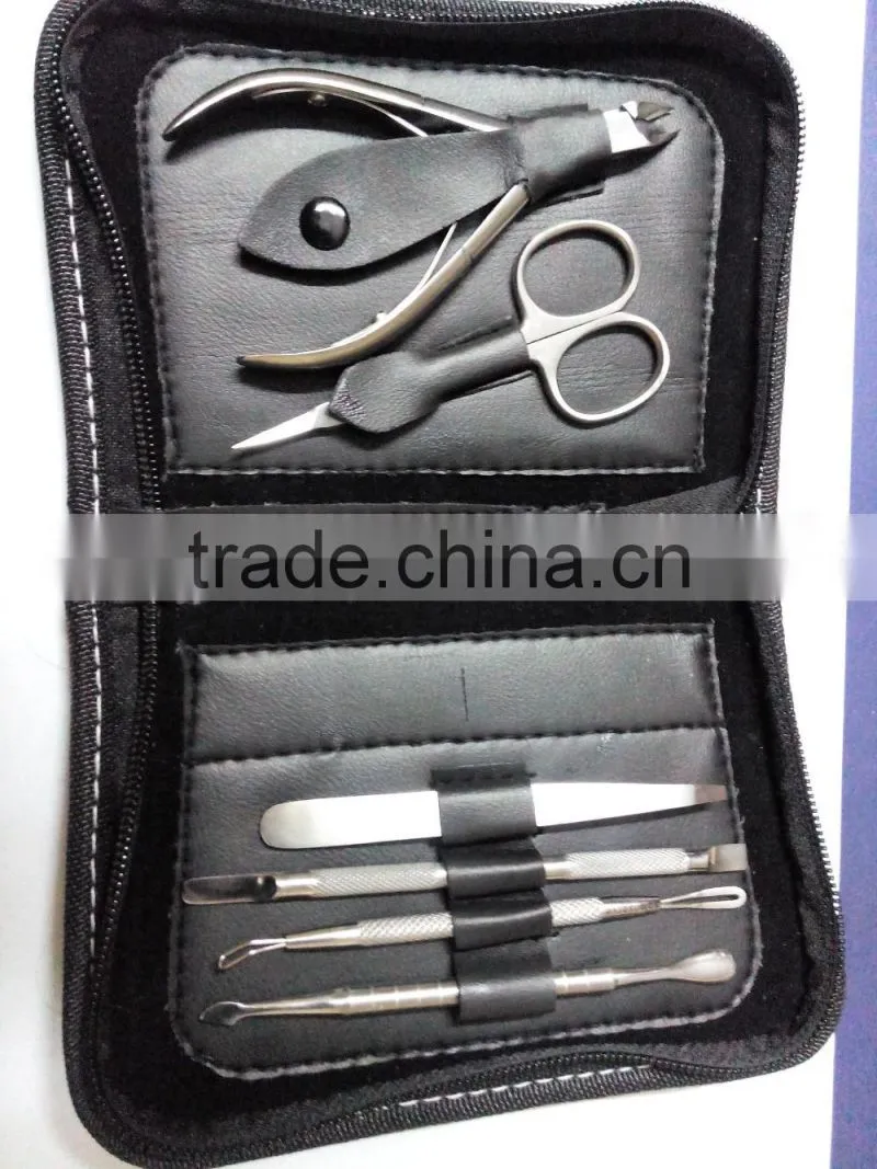 High Quality Branded gold Manicure Pedicure Set