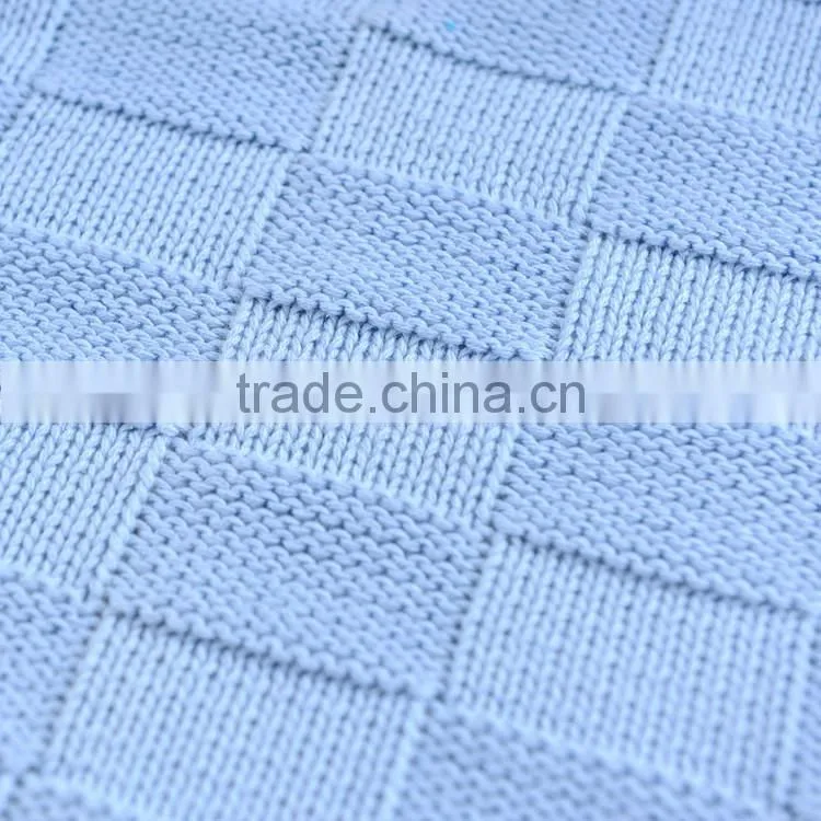 30"*60" plain newborn baby summer blanket 100% cotton baby blanket