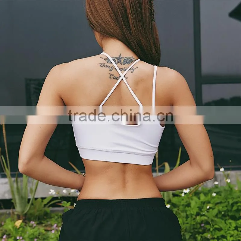 Breathable Gym Yoga Bra Top Vest Workout fitness Bra