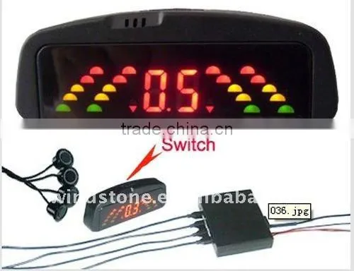 car light sensor auto reverse sensors system with 4 rear rensors
