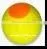rubber ball with fluorescent
