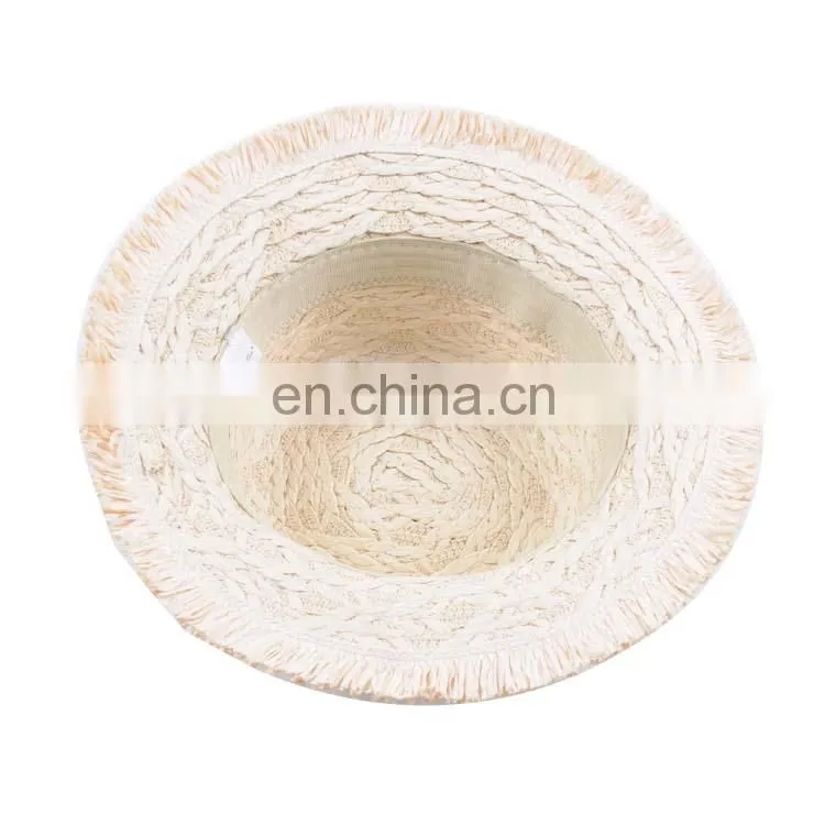 Wholesale fashion design two size adult kids straw hat women hat sex