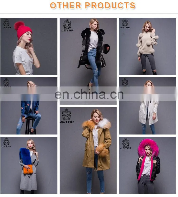 Fashion Women Cashmere coat With Fox Fur Collar