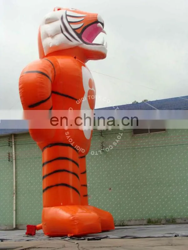 HD Printing Inflatable Tiger Advertising Giant Inflatable Cartoon