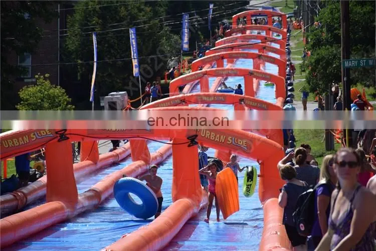Longest inflatable slip n slide the city in street for sale