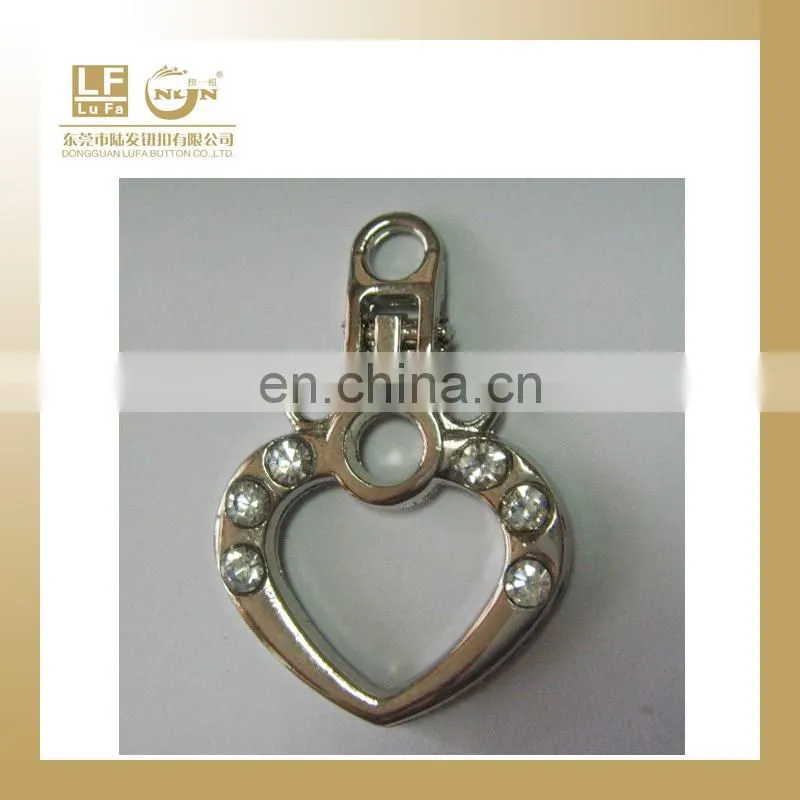 zipper head puller plate