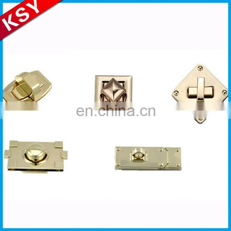 High Quality Woman Clasp Closure Metal Clip Bag Lock For Handbags/Briefcase Fitting