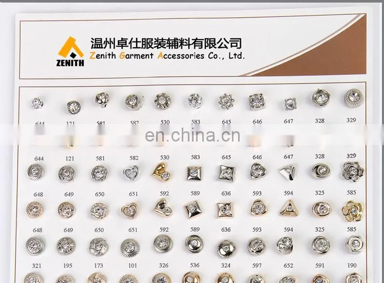 UV Plating Resin Button with Rhinestone BA60086