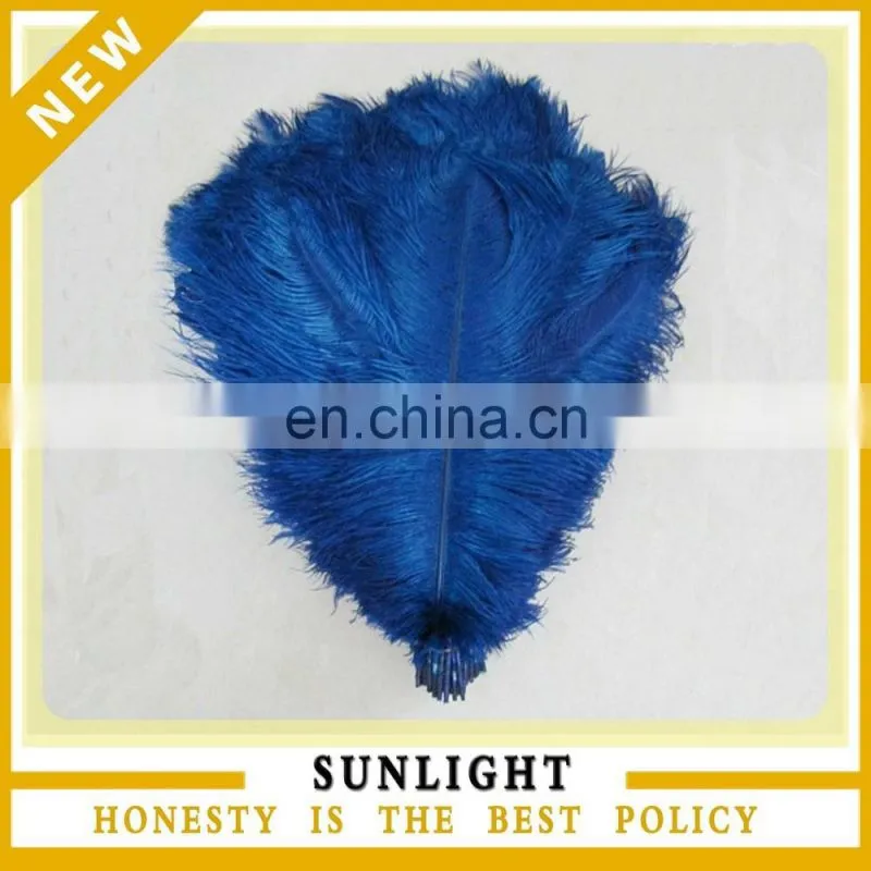 fahion blue ostrich feather factory wholesale wedding centerpieces ostrich feather