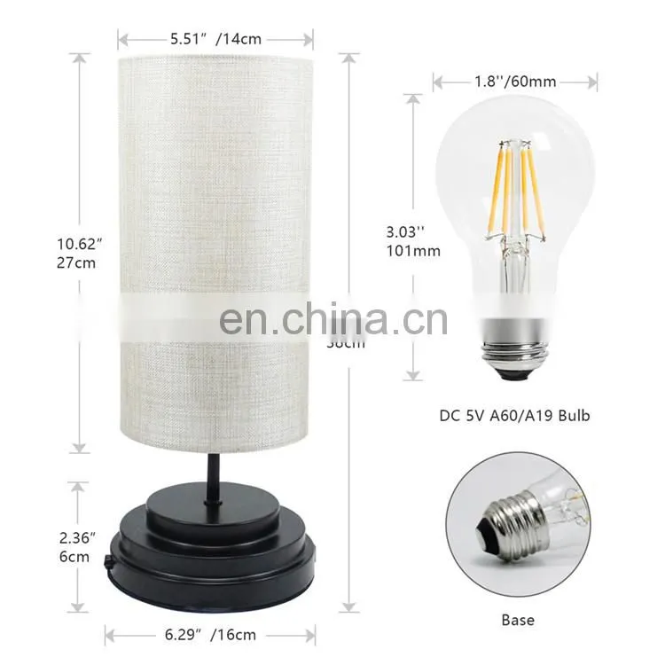 Restaurant table lamp led warm white romantic dinner light