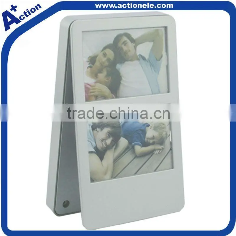 solar power clock with clip and photo frame
