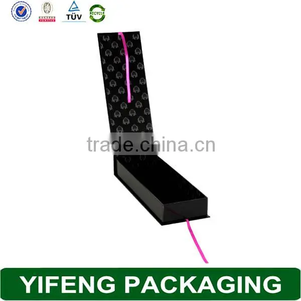 Luxury Design Paper Packaging Human Hair Boxes With Ribbon