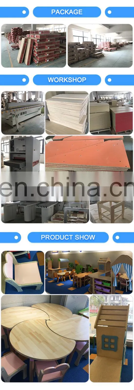 JQ Daycare center kids wooden nursery furniture sets high quality kindergarten wooden baby nursery school furniture