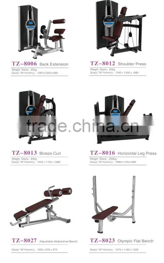 2016 new design tianzhan fitness equipment/ horizontal leg press TZ-8016 for sale
