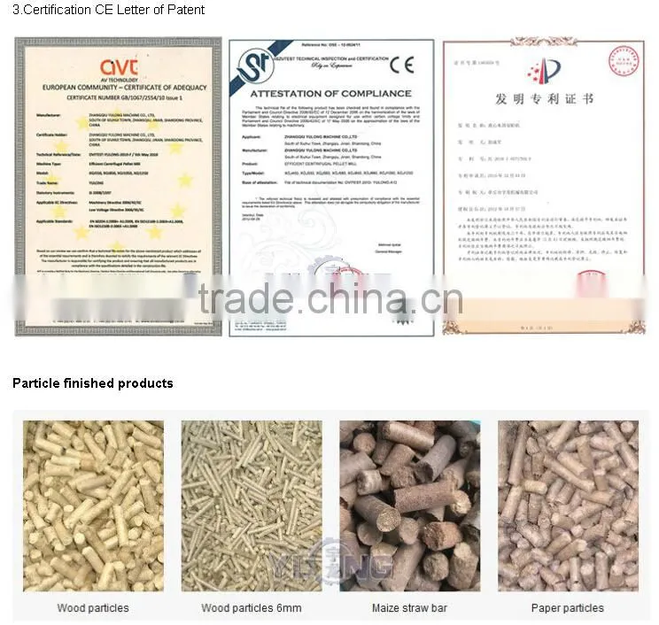 2.5-3ton/h capacity wood pelletizing machine (CE)