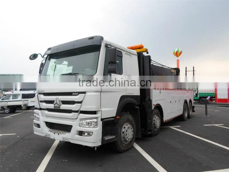 HOWO 8x4 road wrecker truck with good price for sale 008615826750255 (Whatsapp)