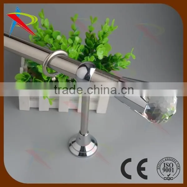 Export and wholesale good quality crystal curtain finials/curtain rod finials