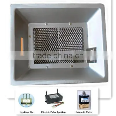 3 needle type ceramics ignition electrode for gas burner