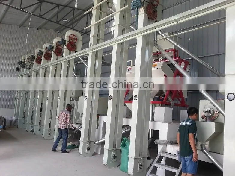 80 ton per day automatic complete set of rice mill for sale