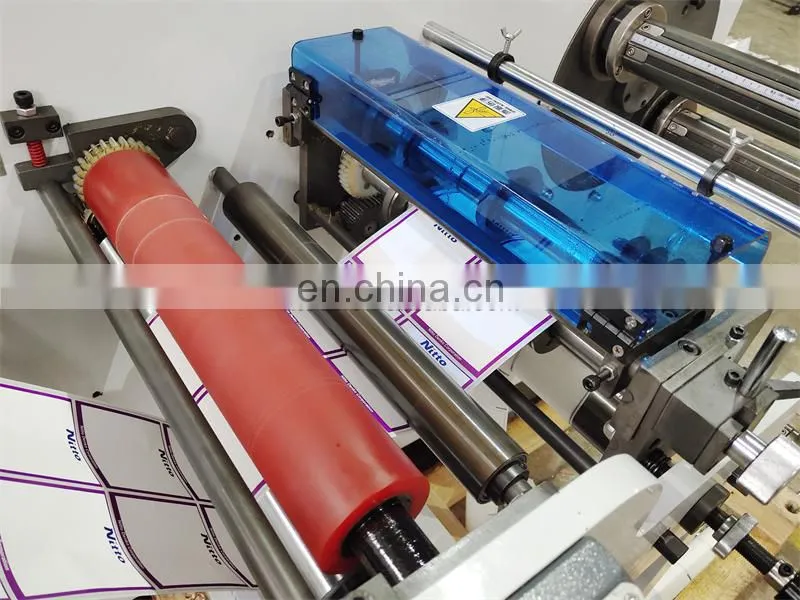 UTS420H Turret Type High Speed Automatic Label Cutting Machine, self-adhesive sticker cutter rewinder