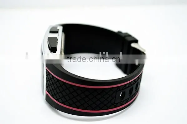 2014 Promotional popular fashion rubber men's LED watches for students