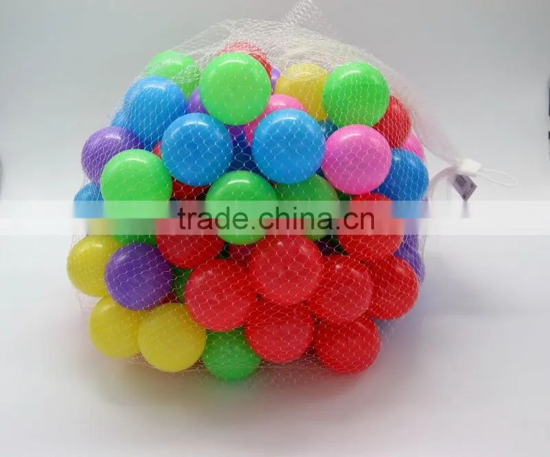 Swim fun colorful soft plastic ocean ball secure
