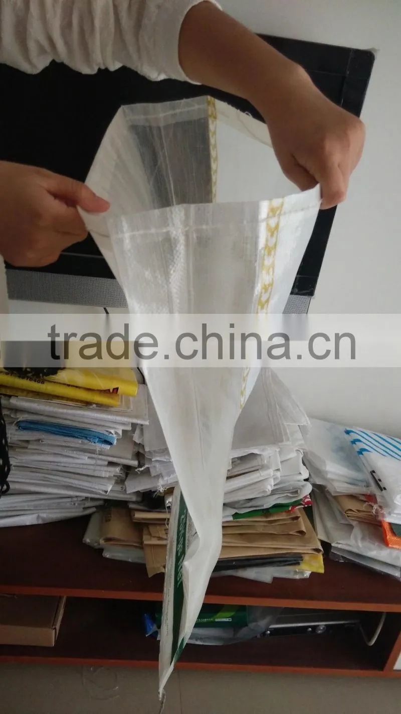 China supplier pp bag for sugar white color polypropylene wheat bags pp woven wheat bags size 55x105cm
