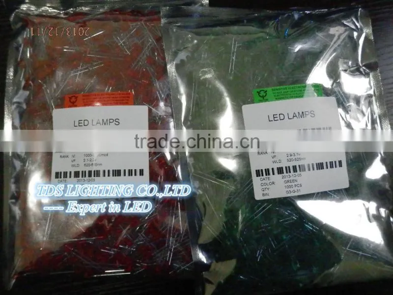 Screen Display 5mm Oval Led diode in RED 110 / 60 degree viewing angle